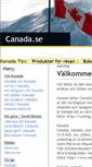 Mobile Screenshot of canada.se