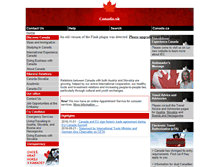 Tablet Screenshot of canada.sk