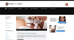 Desktop Screenshot of bodyandhealth.canada.com